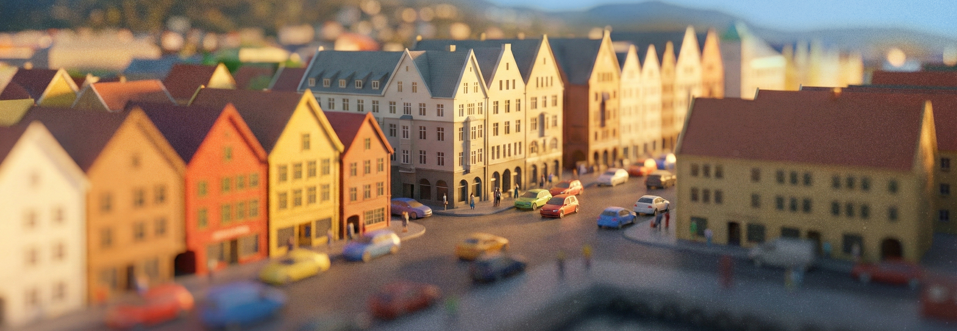 Die Präsenz einer Marke mit mehreren Standorten in Städten weltweit