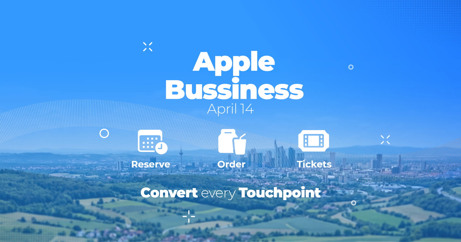 Diagram showing Apple Business Connect, Business Manager, and Business Essentials merging into the new Apple Business platform