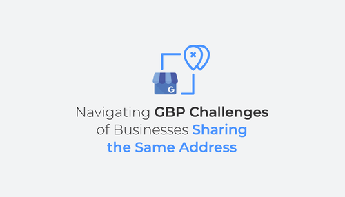 Google Business Profile sharing the same address