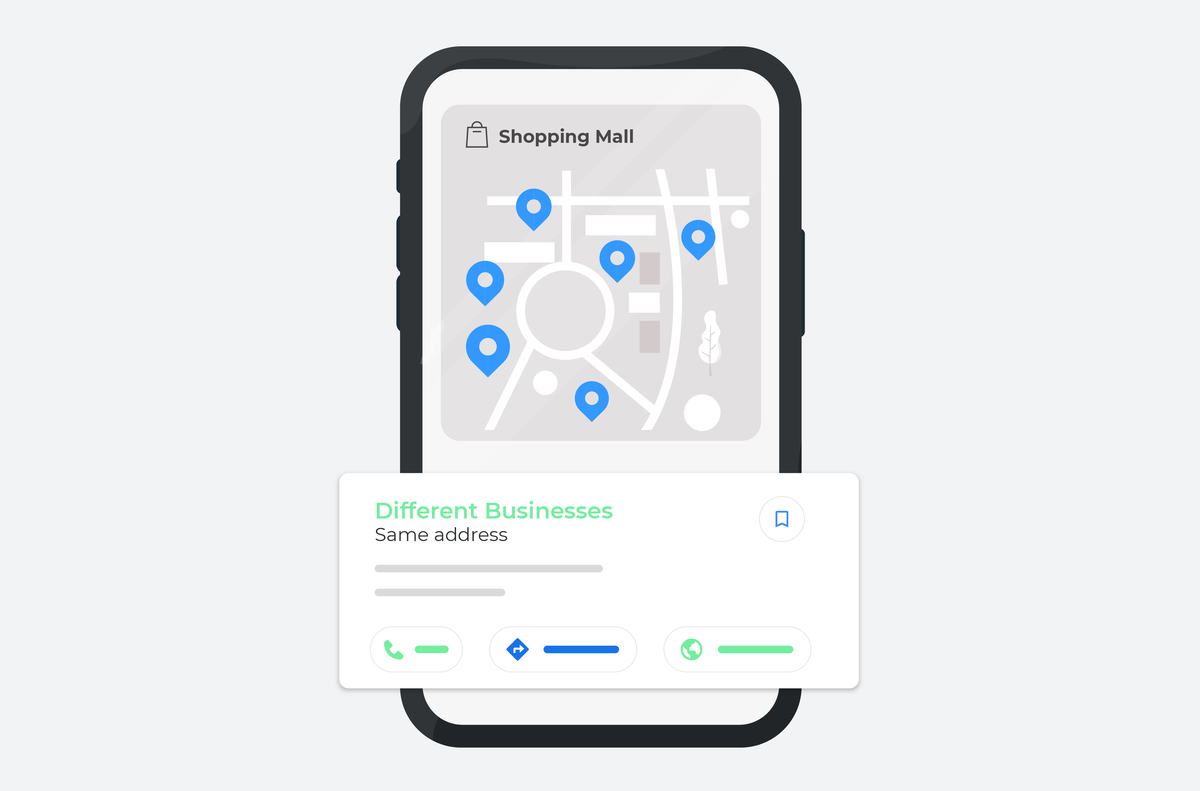 google business profile shared business address
