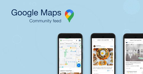 google maps community feed