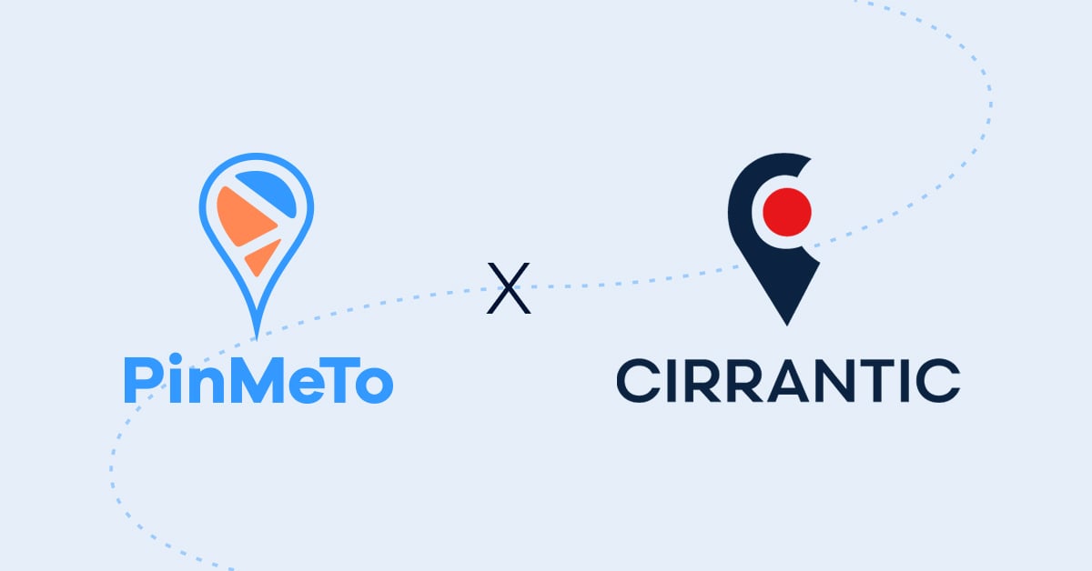 PinMeTo och CIRRANTIC samarbetar för att optimera sökbarheten för laddstationer för elbilar