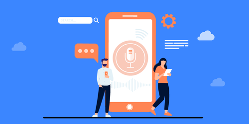 The Role of Voice Assistants in Local Search blue