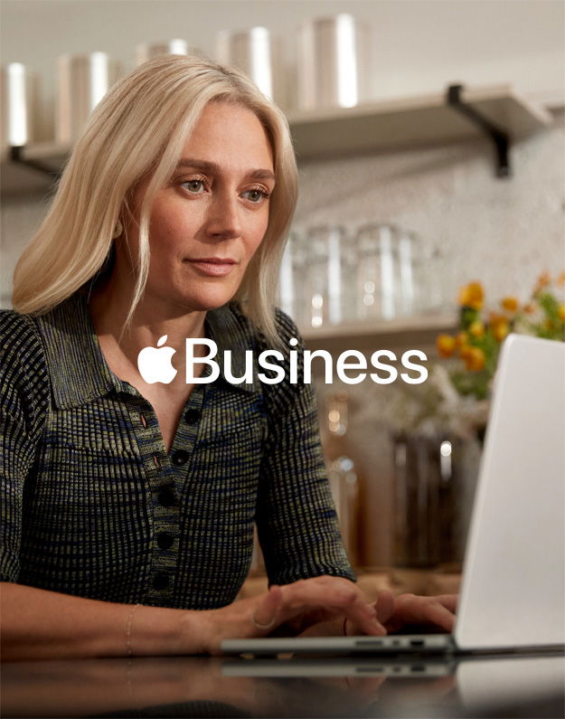 Apple Business listings optimization showing brand customization options