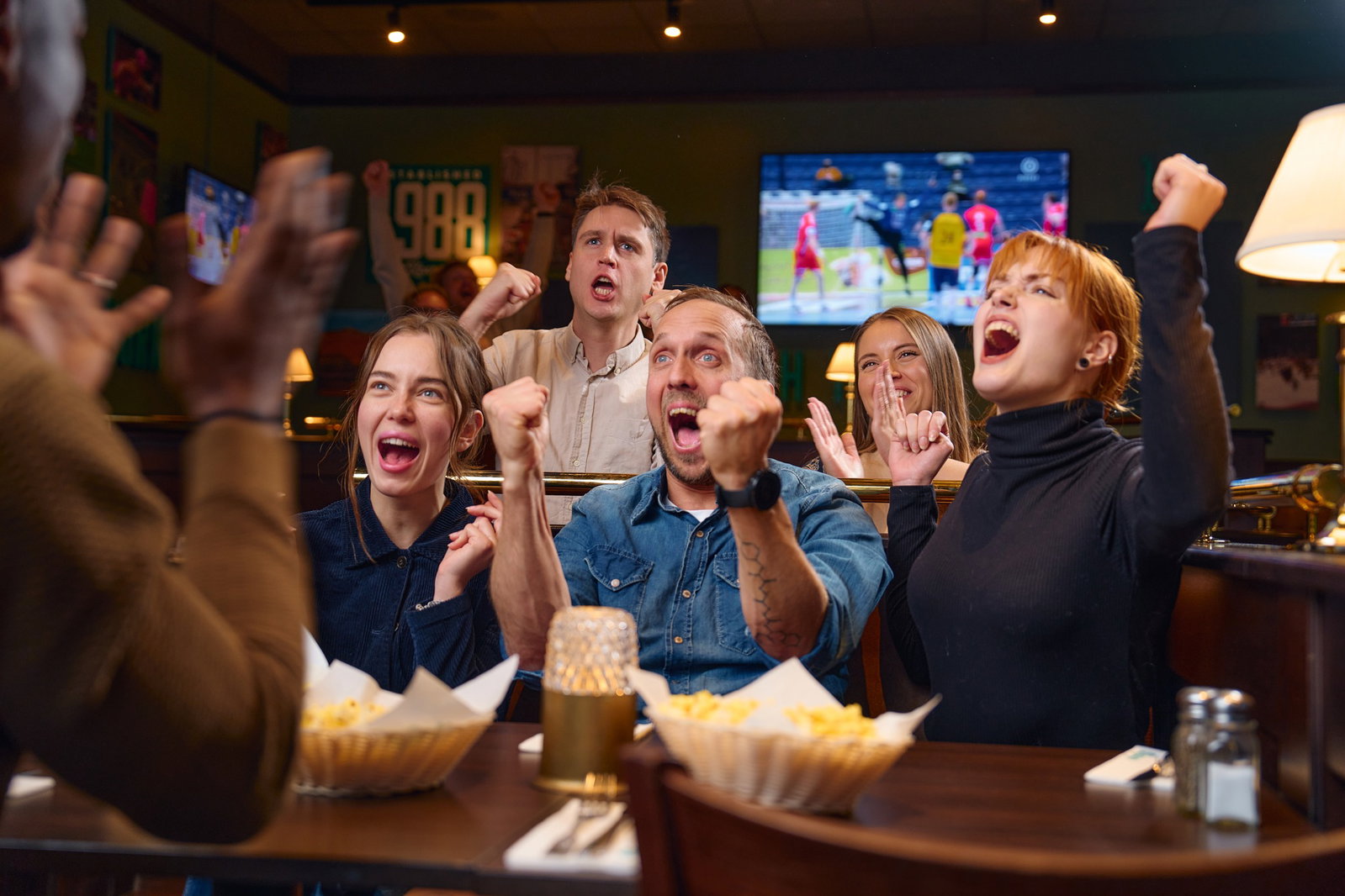 Online-Präsenz einer Sportsbar