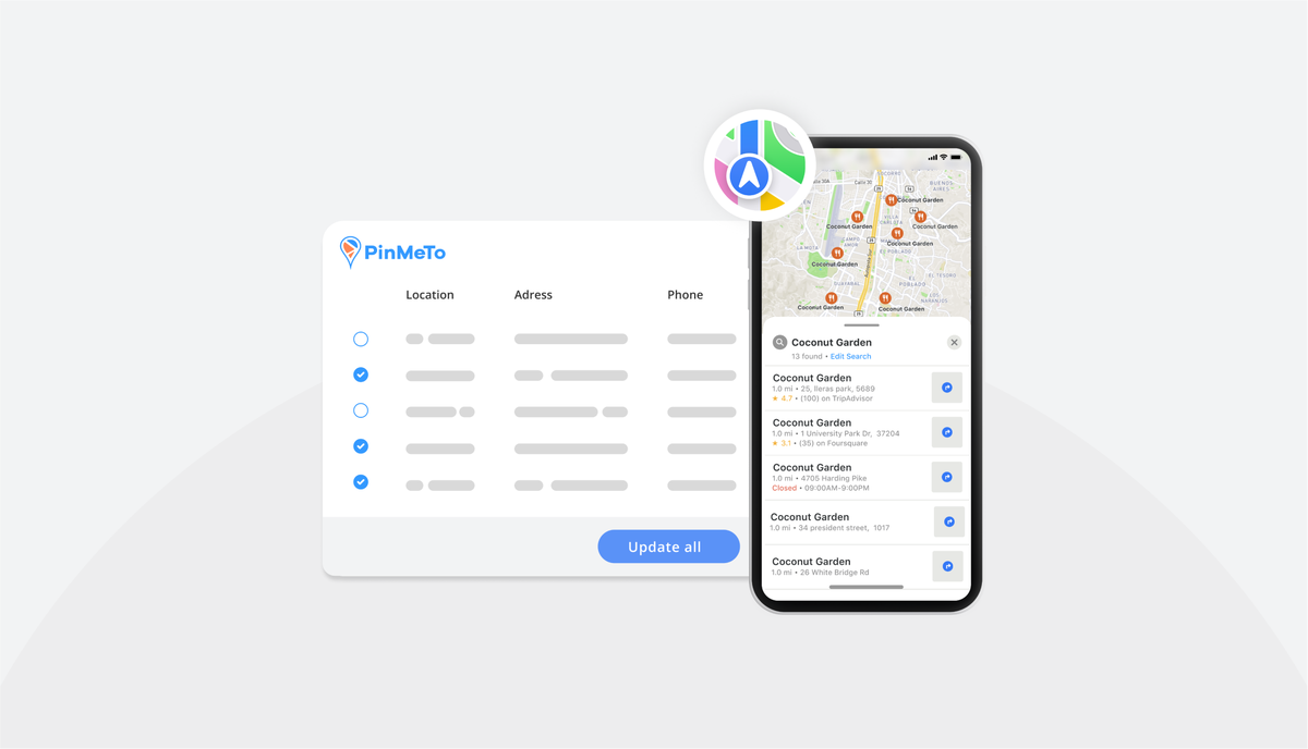 Portada sobre fichas en Apple Maps