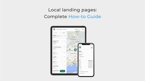 local landing pages