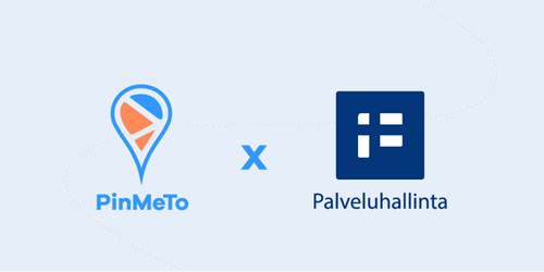 PinMeTo integration with Finland's PTV system for public sector location data